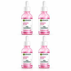 Garnier Sakura Glow Repairing Serum 10x Ceramide 30 ml – 4 Bottles