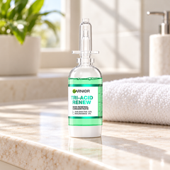 Garnier Tri-Acid Renew Skin Renewal Concentrate 20 ml — retail packaging detail