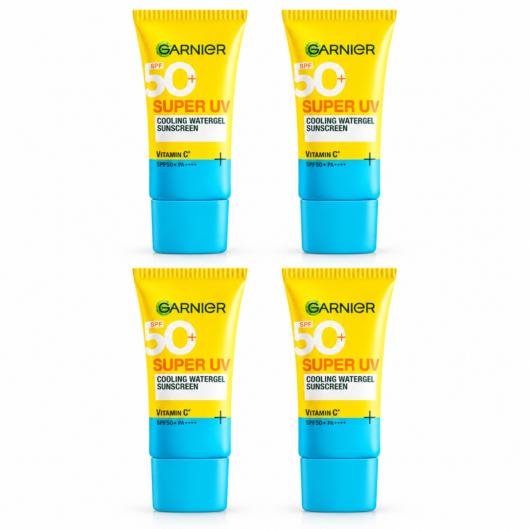 Garnier Super UV Cooling Watergel Sunscreen 30 ml – 4 Tubes