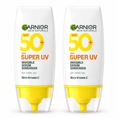Garnier Super UV Invisible Serum Sunscreen SPF50+ PA++++ 30 ml – 2 Tubes