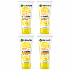 Garnier Bright Complete Vitamin C Face Wash 100 ml – 4 Tubes