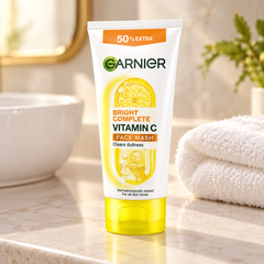 Garnier Bright Complete Vitamin C Face Wash 150 ml — lifestyle view