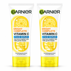 Garnier Bright Complete Vitamin C Foam Scrub 100 ml – 2 Tubes