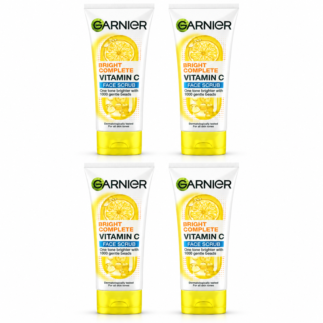 Garnier Bright Complete Vitamin C Foam Scrub 100 ml – 4 Tubes