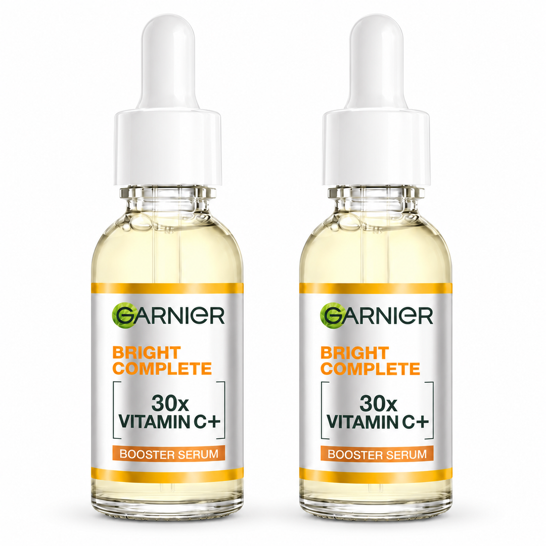 Garnier Bright Complete Vitamin C Booster Serum 30 ml – 2 Bottles