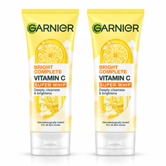 Garnier Bright Complete Vitamin C Super Whip Foam 100 ml – 2 Tubes