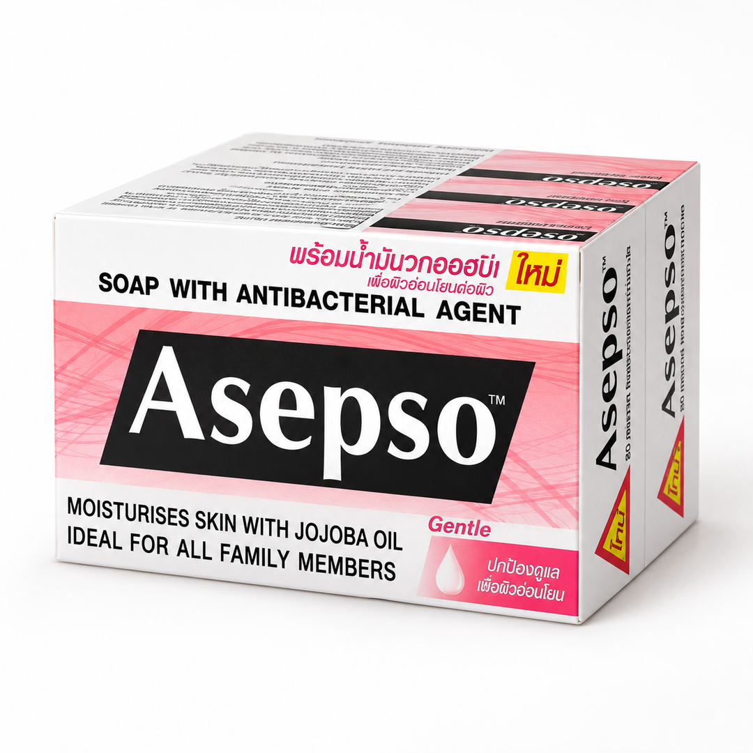 Asepso Gentle antibacterial soap with jojoba oil