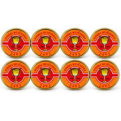 Golden Cup Balm 8 g — Pack of 8 — exact sold quantity on white