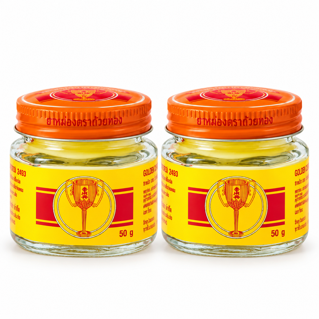 Golden Cup Balm 50 g — Pack of 2 — exact sold quantity on white
