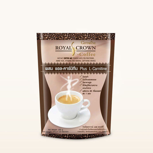 Giffarine Royal Crown S Coffee – Weight Control Instant Coffee, 2 Packs x 10 Sachets
