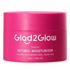 Glad2Glow Peach Retinol Moisturizer 30 g – 1 Jar