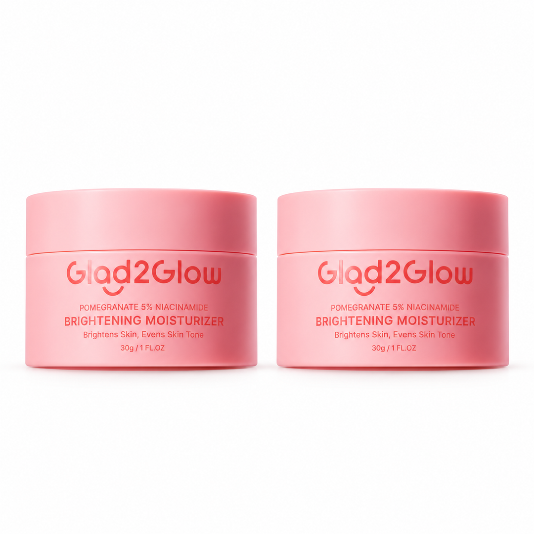 Glad2Glow Pomegranate 5% Niacinamide Brightening Moisturizer 30 g – 2 Jars