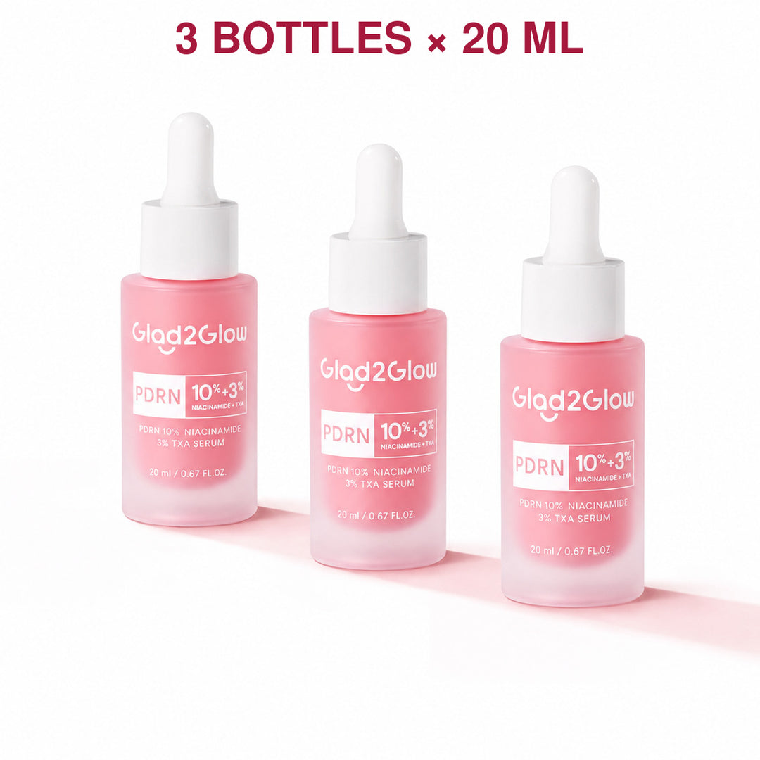 Glad2Glow PDRN brightening serum 20 ml – pack of 3