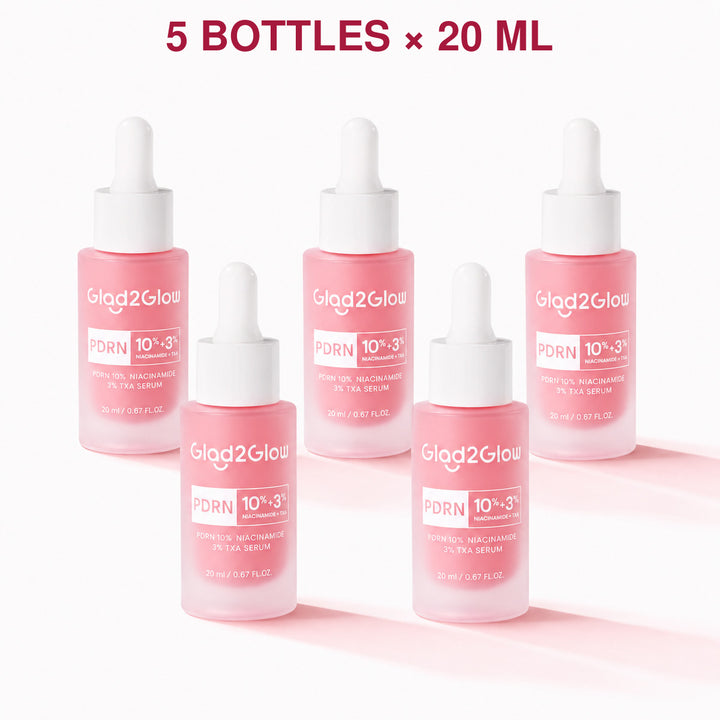Glad2Glow PDRN brightening serum 20 ml – pack of 5