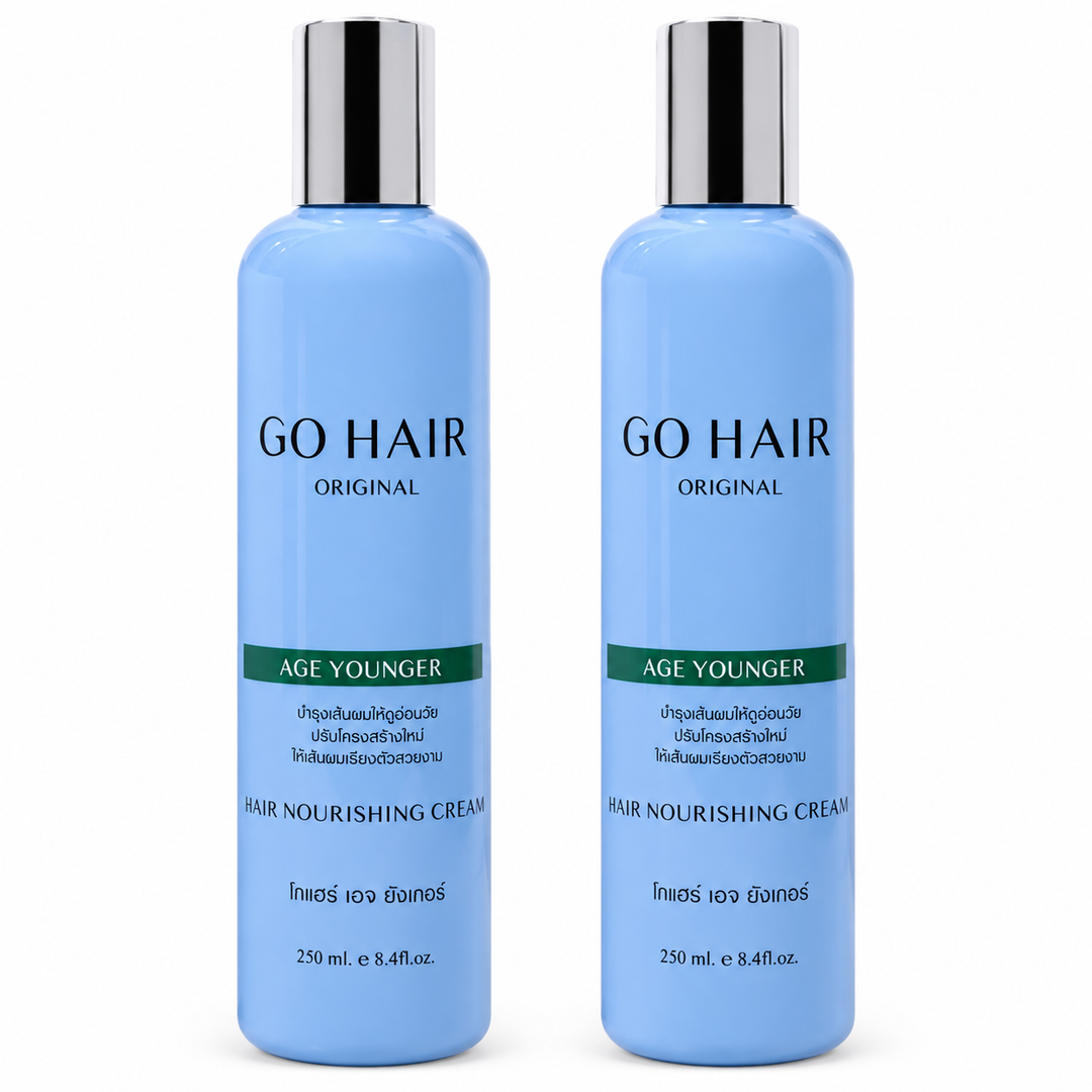 Go Hair Age Younger Hair Nourishing Cream 250 ml – 2 Bottles