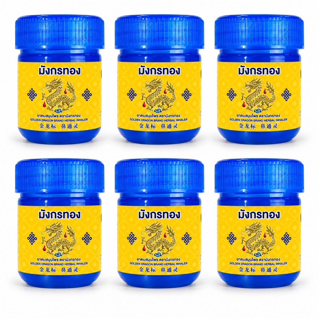 Golden Dragon Original Herbal Inhaler 4 g – 6 Inhalers — white-background pack