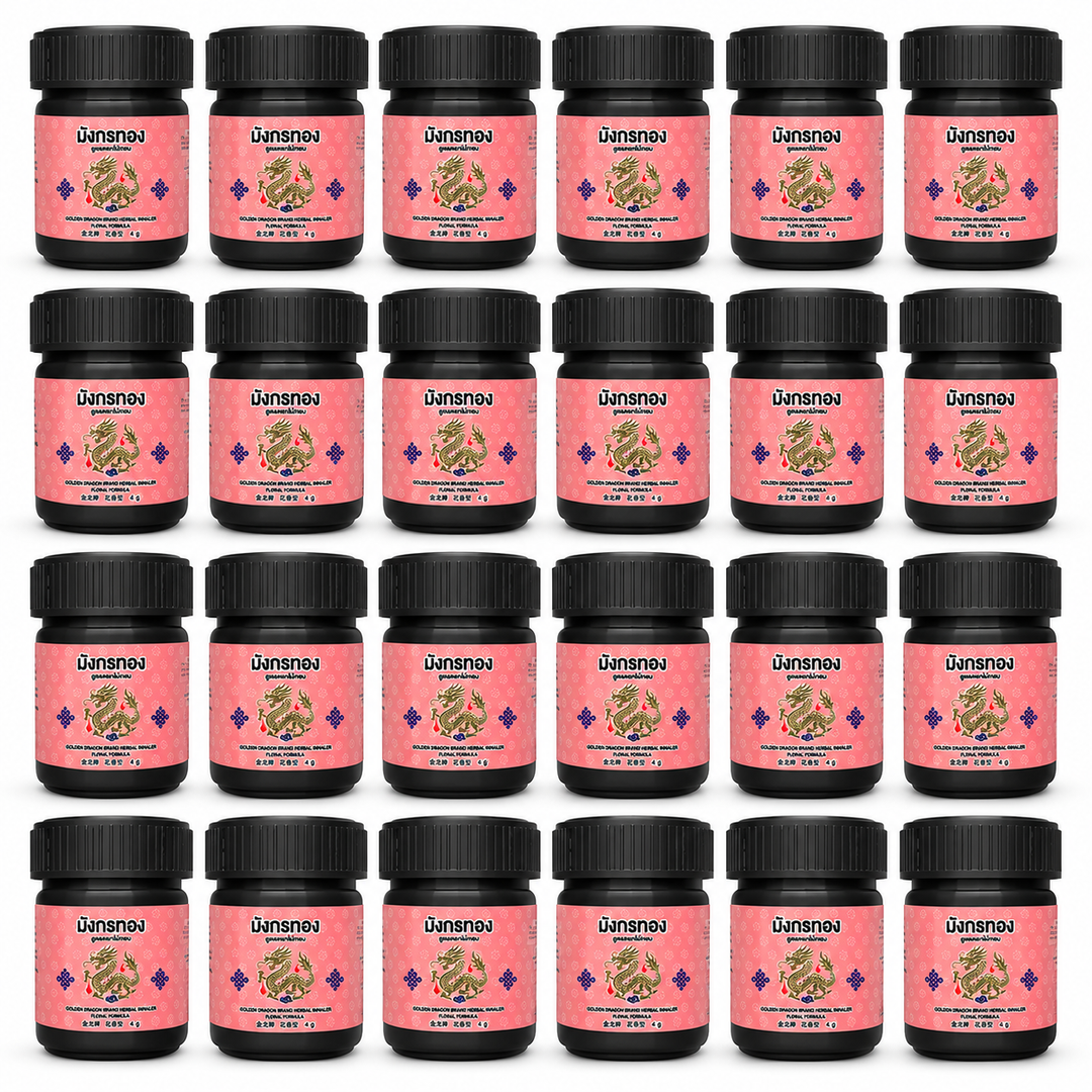 Golden Dragon Floral Herbal Inhaler 4 g – 24 Inhalers