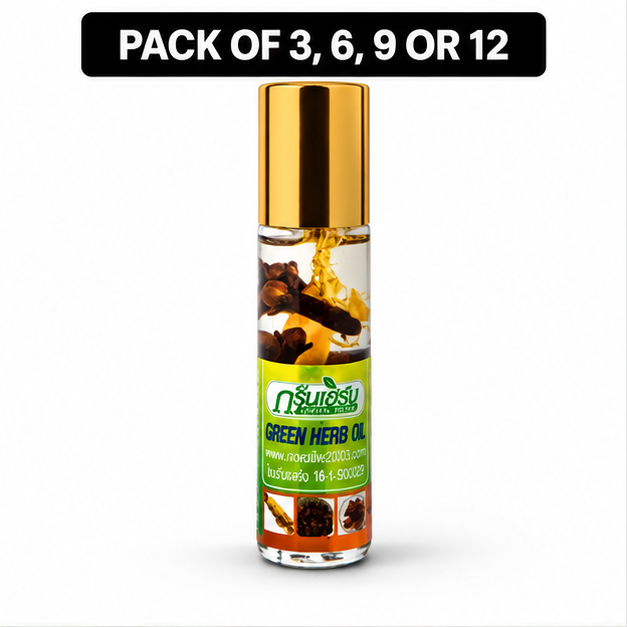 Thai Green Herb Oil roll-on 8ml – multipack cover