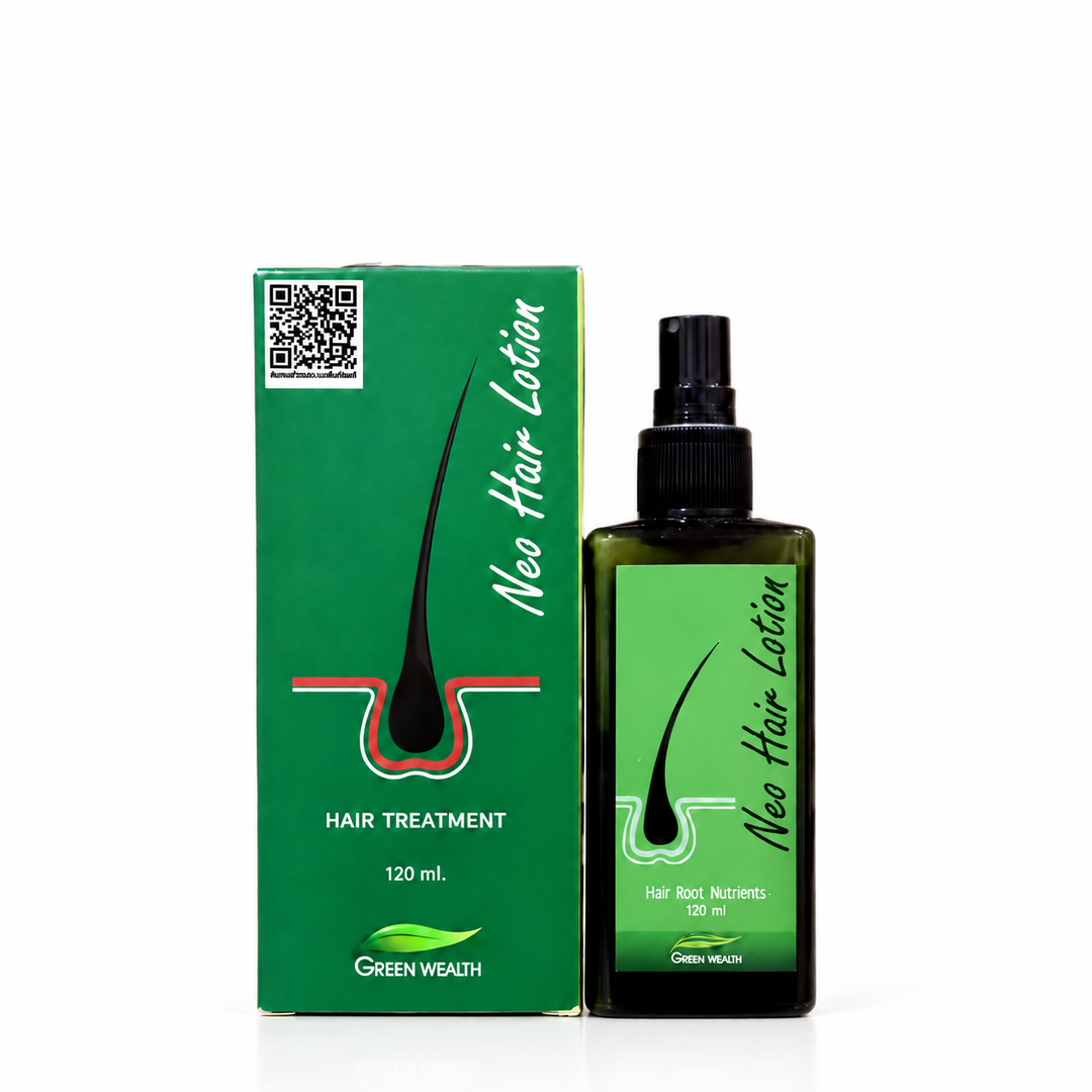 Green Wealth Neo Hair Lotion – Original Thai Edition with QR Code – 2 × 120 ml