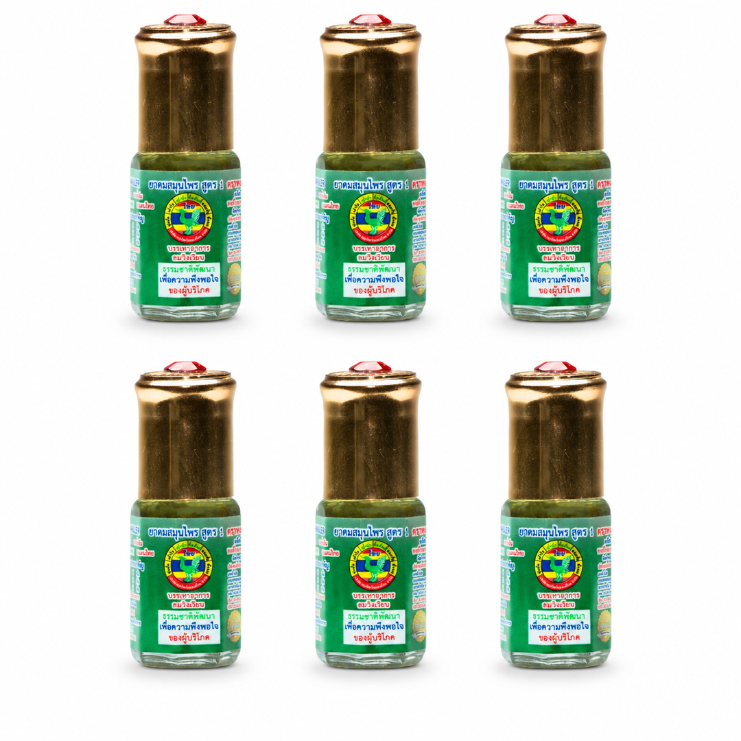 Hong Thai Formula 1 Gem Cap 3 ml — pack of 6 bottles on white