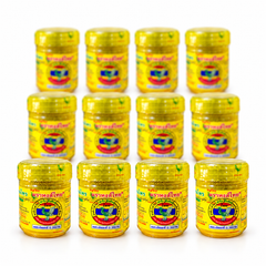 Hong Thai Yellow Herbal Inhaler 5 g – 12 Inhalers — white-background pack