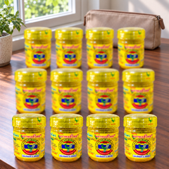 Hong Thai Yellow Herbal Inhaler 5 g – 12 Inhalers — lifestyle view