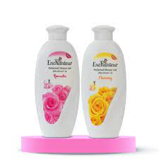 Enchanteur Perfumed Shower Gel Set – Romantic & Charming Fragrant Body Wash Duo | 2 × 250ml
