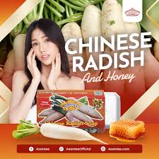 Asantee Chinese Radish & Honey Herbal Soap – Brightening & Exfoliating – 6 Bars x 125g – Natural Thai Skincare