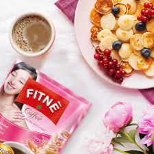 FITNE Instant 3-in-1 Coffee Mix with Collagen & Vitamin C | Sugar-Free Sucralose Sweetener | 3 Packs x 10 Sticks