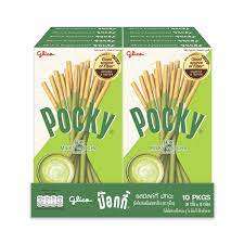 Pocky Milky Matcha – Creamy Green Tea Biscuit Sticks | 10 Packs | Authentic Japanese Snack by Glico