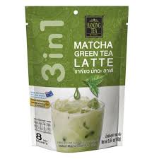 Ranong 3-in-1 Matcha Green Tea Latte – Creamy Japanese-Style Matcha Drink, 8 Sachets x 2 Packs