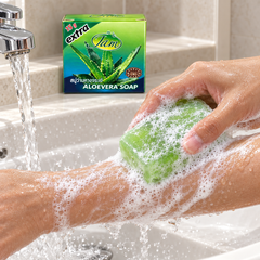 JAM Aloe Vera Soap used on wet skin