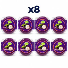 JAM Mangosteen Gluta Collagen Round Soap 160 g — 8 Bars — multipack cover showing 8 soaps