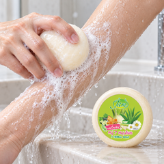 JAM 7 Herbal soap used on wet skin