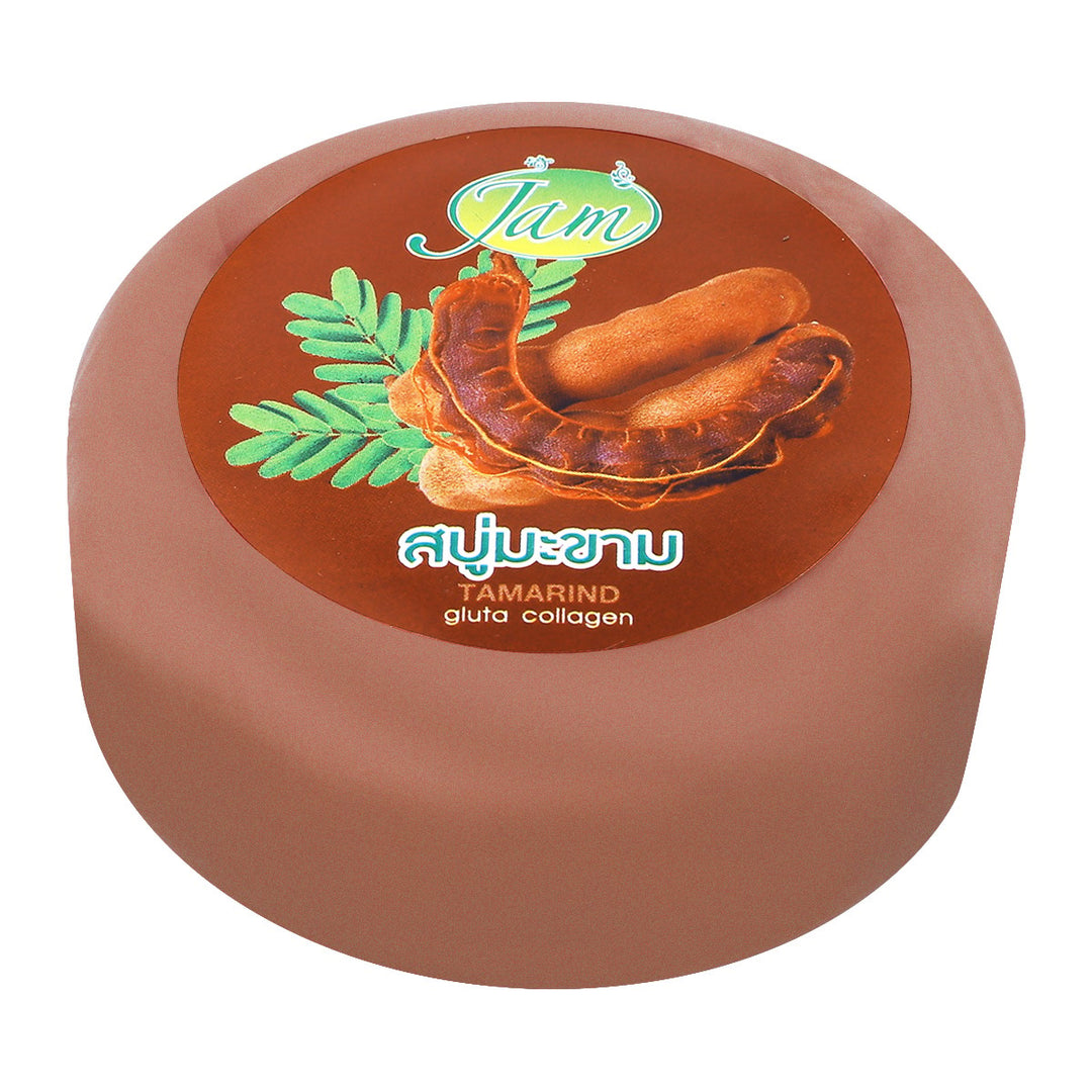 JAM Tamarind Gluta Collagen Soap — Large Round Bar authentic packaging
