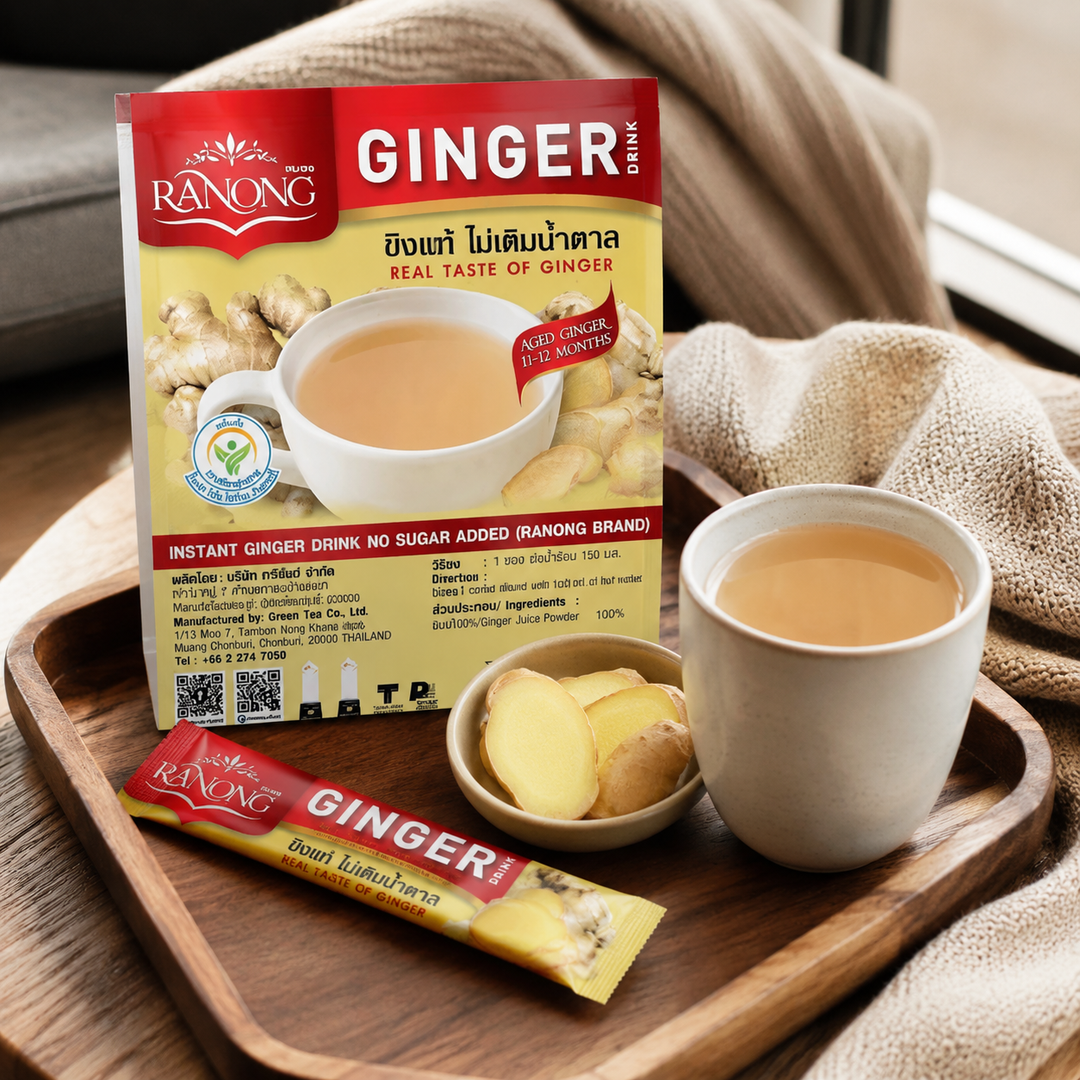 Ranong Jin Fresh instant ginger drink lifestyle