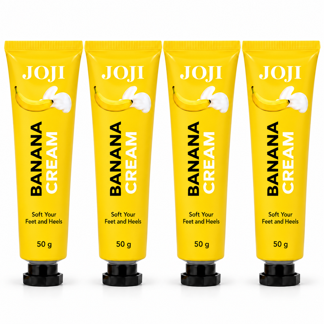 JOJI Secret Young Banana Foot & Heel Cream 50 g — 4 Tubes