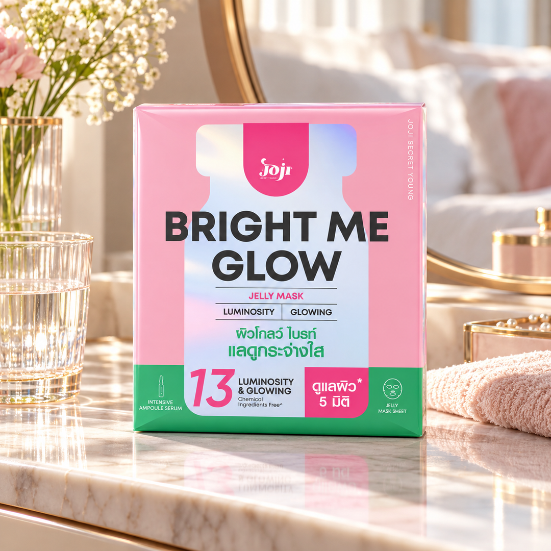 JOJI Secret Young Bright Me Glow Jelly Mask Kit 50 g — 12 Mask Kits — lifestyle 1