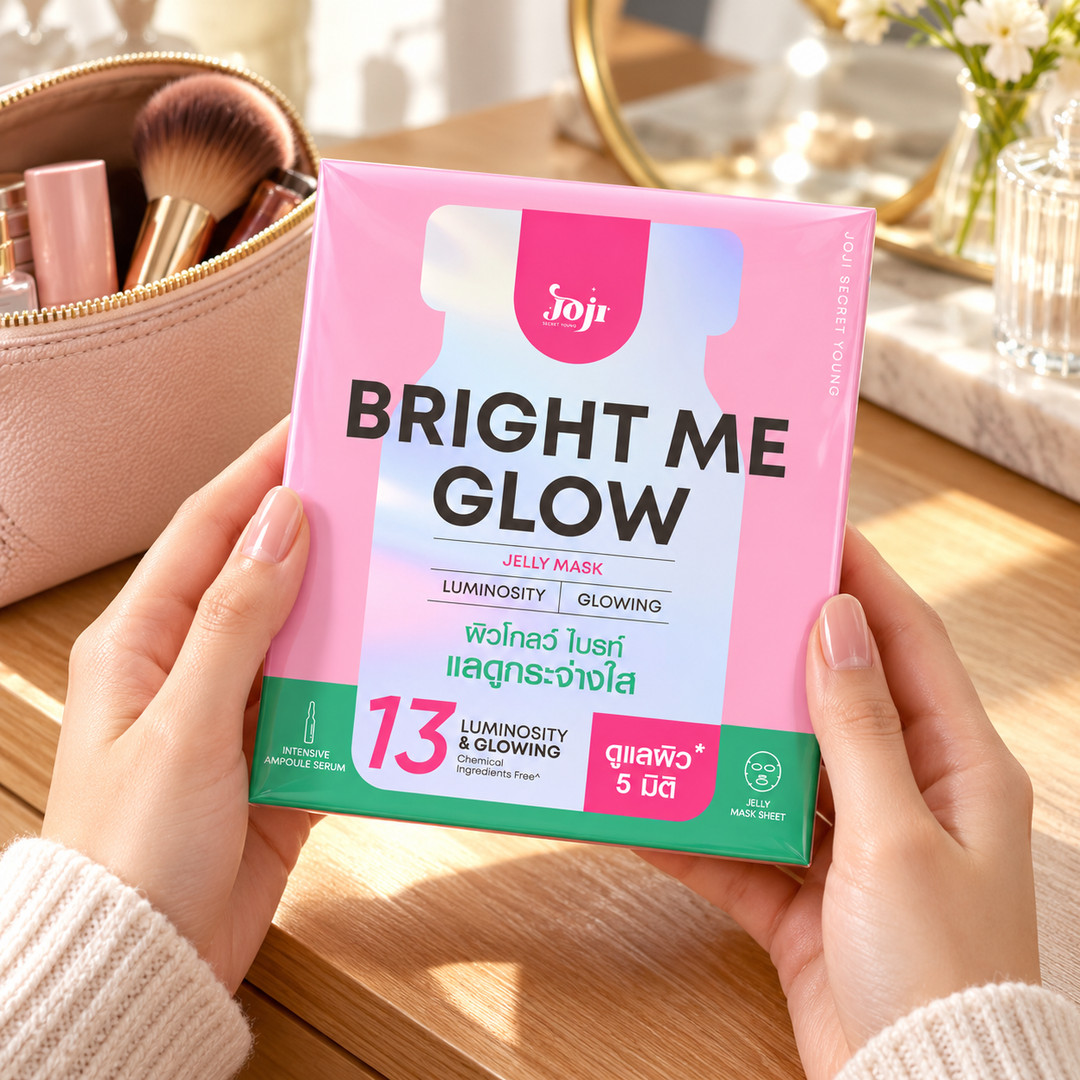 JOJI Secret Young Bright Me Glow Jelly Mask Kit 50 g — 12 Mask Kits — lifestyle 2