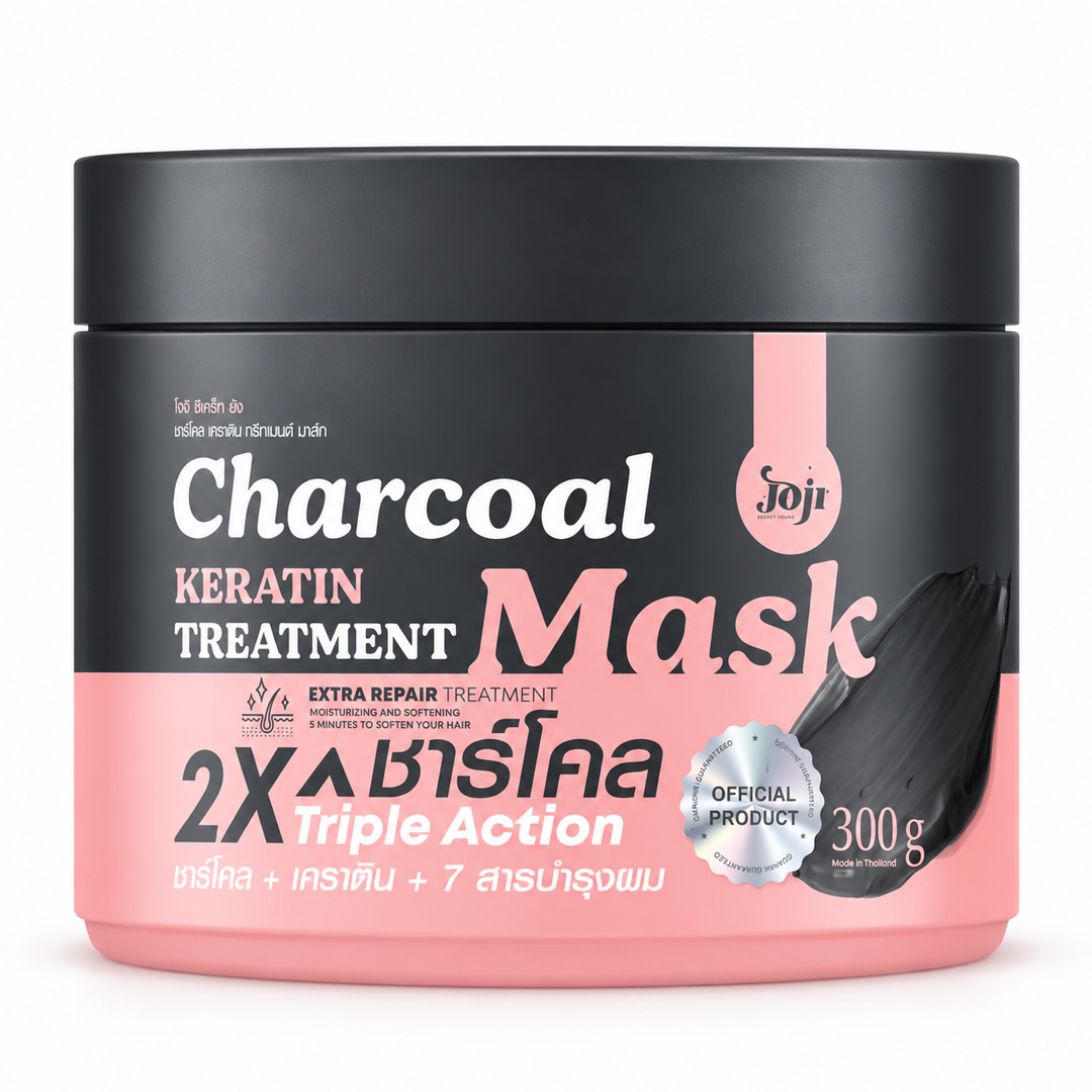 JOJI Secret Young Charcoal Keratin Treatment Mask 300 g — 1 Jar