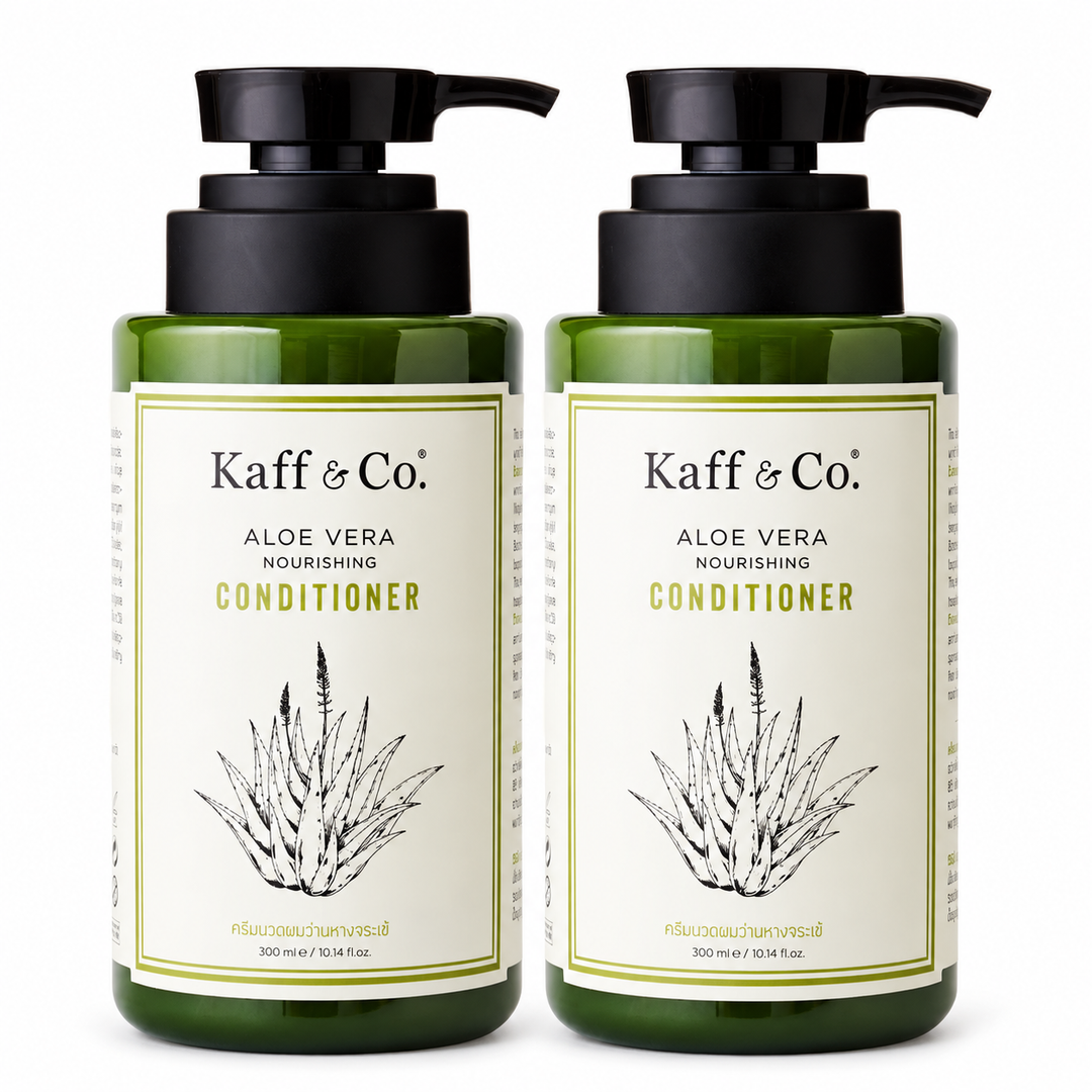 Kaff & Co Aloe Vera Nourishing Conditioner 300 ml — 2 Bottles