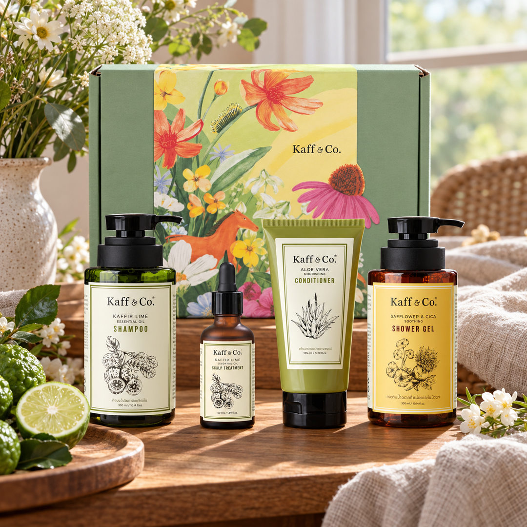 Kaff & Co Healthy Hair & Skin Care Gift Set — 4 Products — 1 Set — lifestyle 1