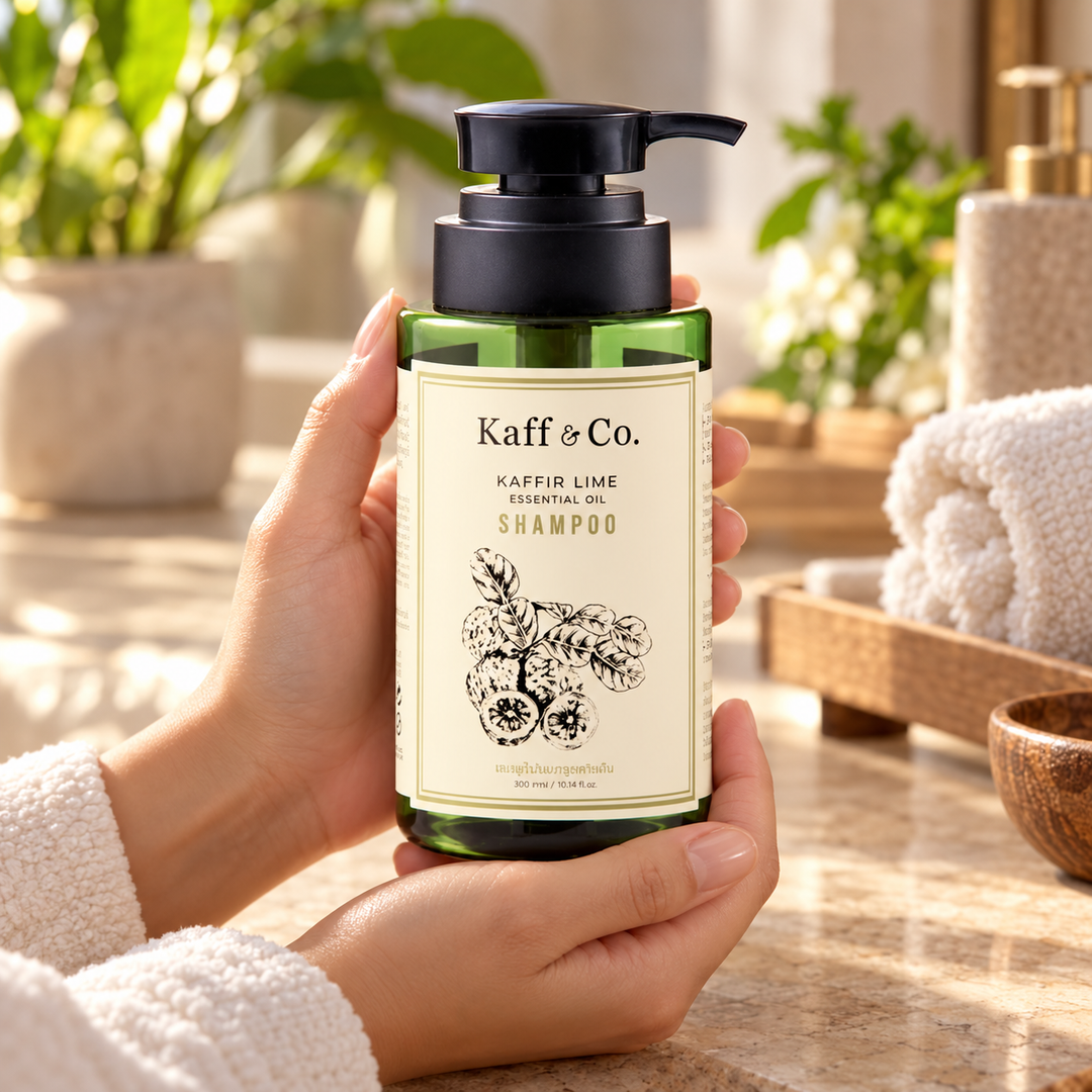 Kaff & Co Kaffir Lime Essential Oil Shampoo 300 ml — 1 Bottle — lifestyle 2