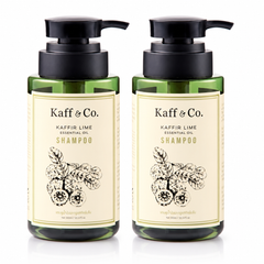 Kaff & Co Kaffir Lime Essential Oil Shampoo 300 ml — 2 Bottles