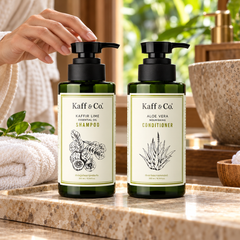 Kaff & Co Kaffir Lime Shampoo & Aloe Vera Conditioner — 300 ml Each — 2 Sets — lifestyle 2