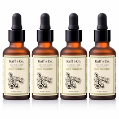 Kaff & Co Kaffir Lime Essential Oil Scalp Treatment 50 ml — 4 Bottles