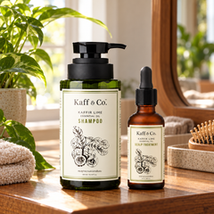 Kaff & Co Kaffir Lime Hair Set — Shampoo 300 ml & Scalp Treatment 50 ml — 2 Sets — lifestyle 1