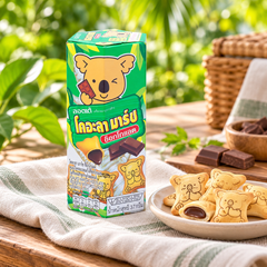 Lotte Koala's March Chocolate Biscuits — 9 × 37 g — lifestyle photograph