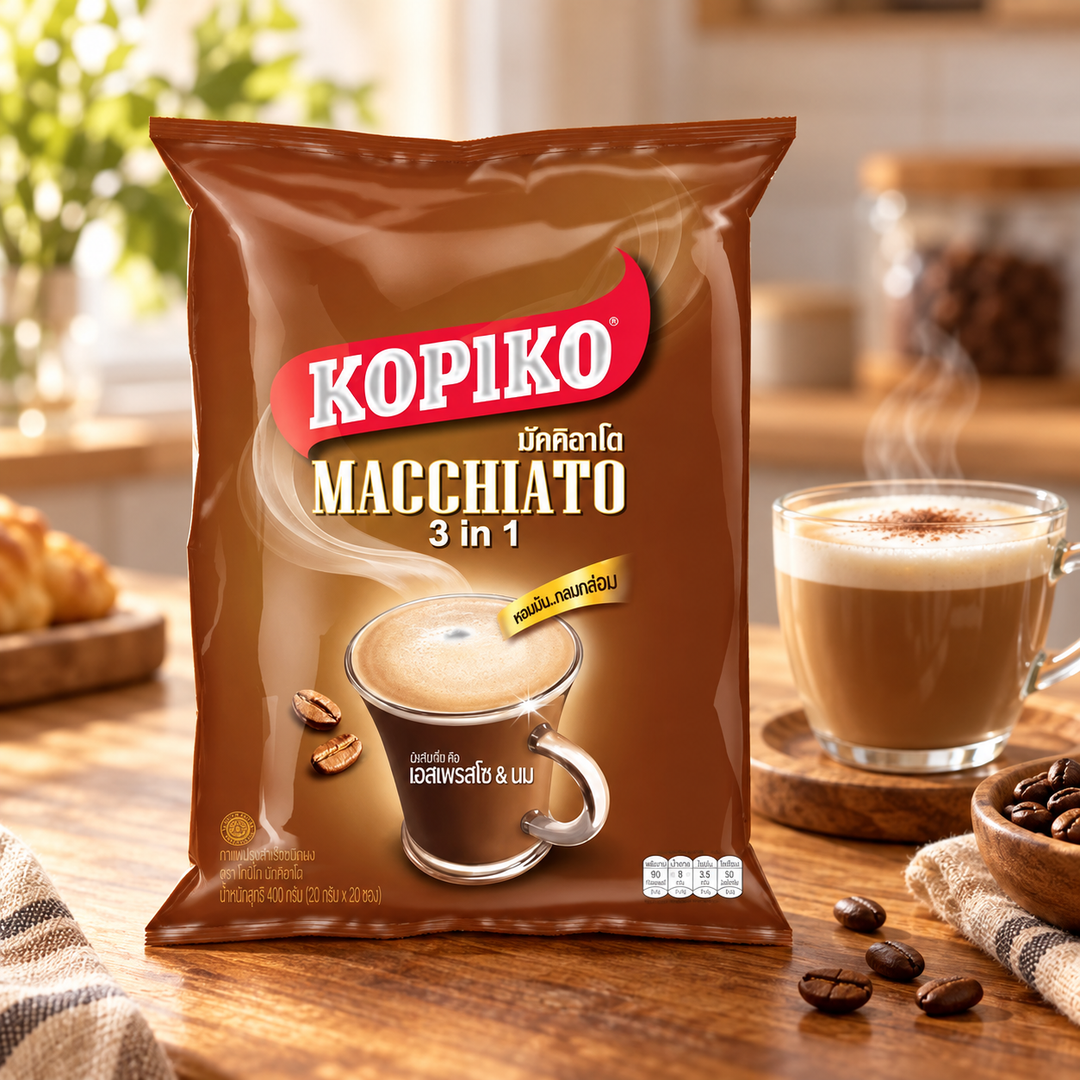 Kopiko Macchiato 3-in-1 400g – breakfast lifestyle