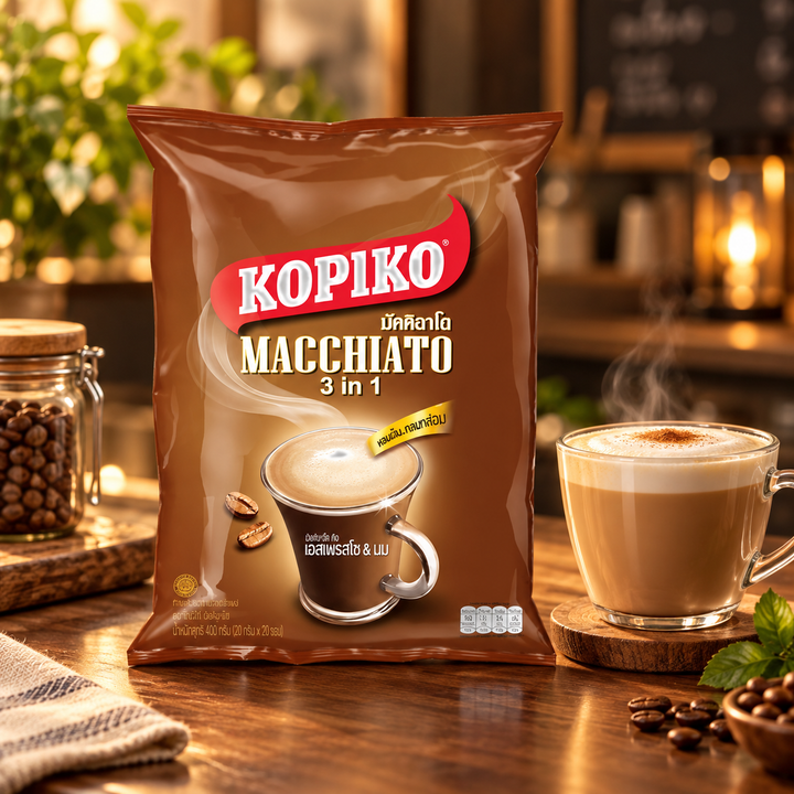 Kopiko Macchiato 3-in-1 400g – café lifestyle